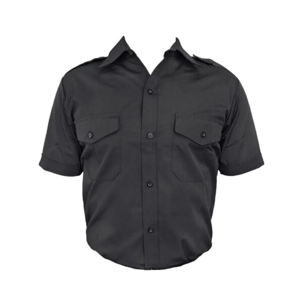 Camisa Negra Manga Corta