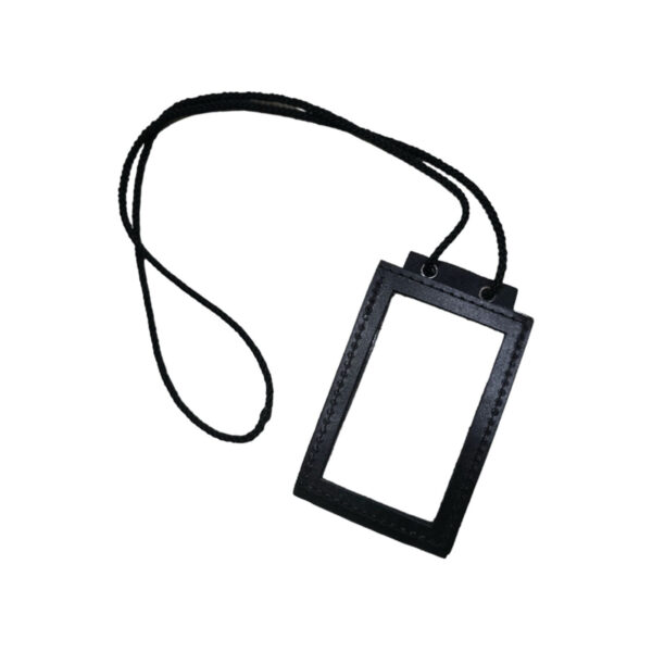 Porta credencial colgante